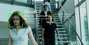 Facial recognition of employees at work