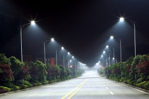 LED Street Lighting for Security Purposes