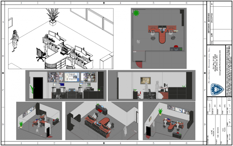 Sample SOC Drawing designed by Protective Resources